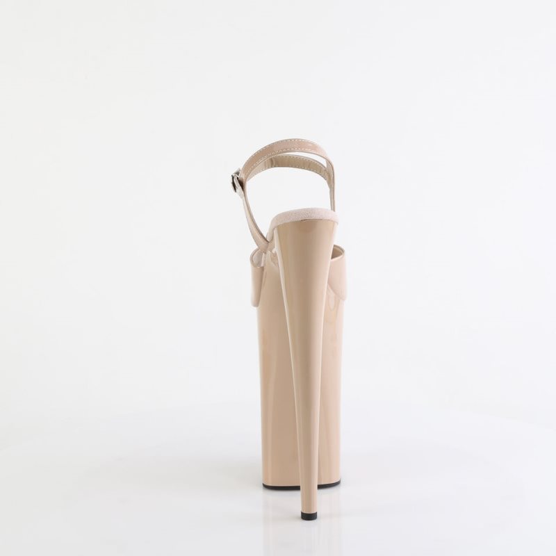 Pleaser Beyond-009 Hakken Dames Beige | BELGIE BEEUCWID