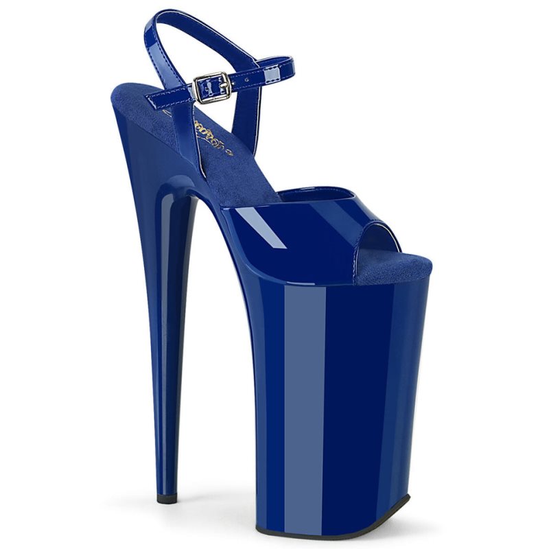 Pleaser Beyond-009 Hakken Dames Blauw | BELGIE BEBSAFLD