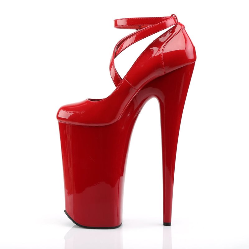 Pleaser Beyond-087 Hakken Dames Rood | BELGIE BEQUEGNS