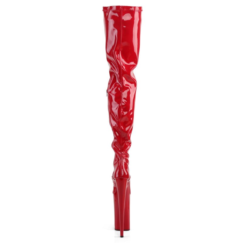 Pleaser Beyond-4000 Hoge Hakken Dames Rood | BELGIE BEMANIEB