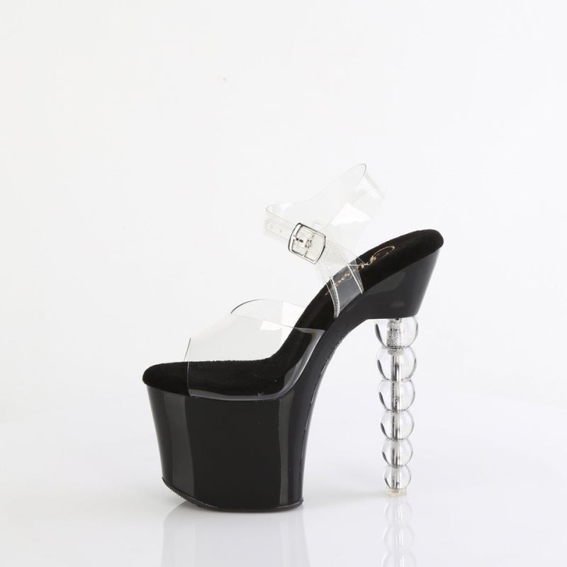 Pleaser Bliss-708 Hakken Dames Zwart | BELGIE BEMSDEHX
