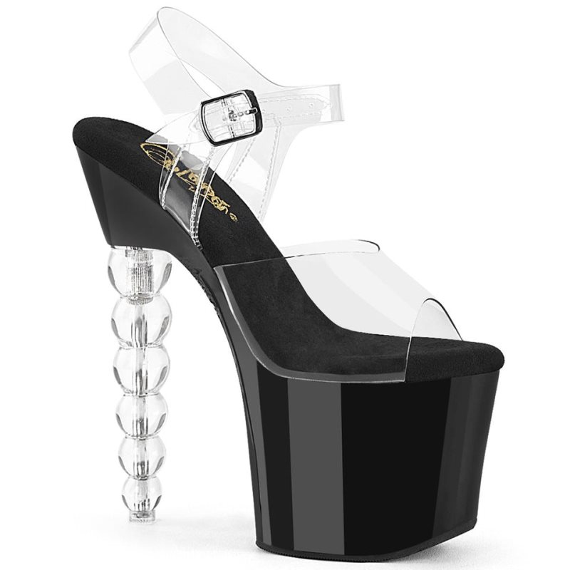 Pleaser Bliss-708 Hakken Dames Zwart | BELGIE BEMSDEHX