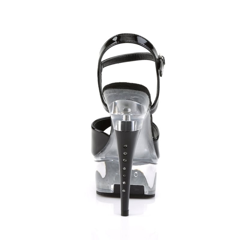 Pleaser Captiva-609 Hakken Dames Zwart | BELGIE BEVSWKTX