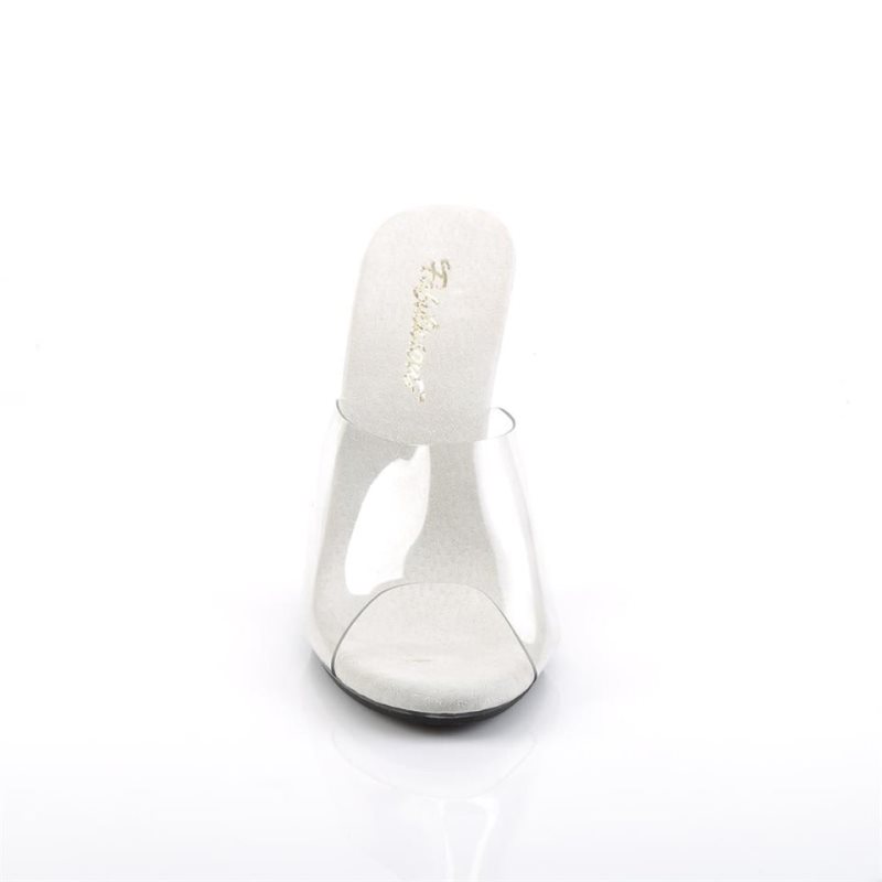 Pleaser Caress-401 Badslippers Dames Clear | BELGIE BEVXSLTC