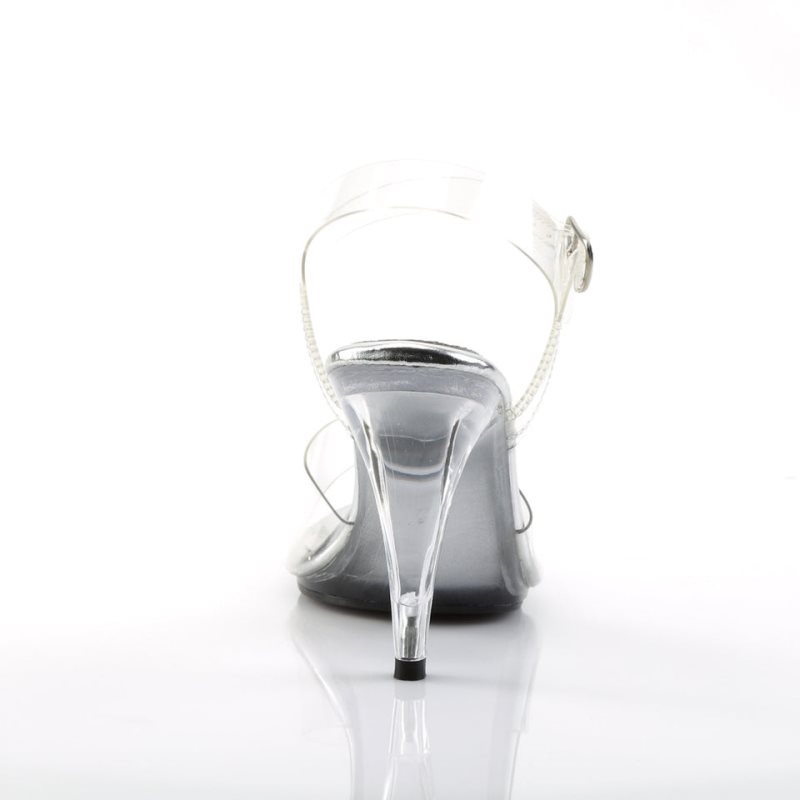Pleaser Caress-408 Hakken Dames Clear | BELGIE BESEPKHO