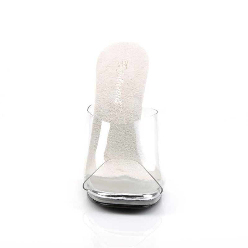 Pleaser Chic-01 Badslippers Dames Clear | BELGIE BEEFPNML