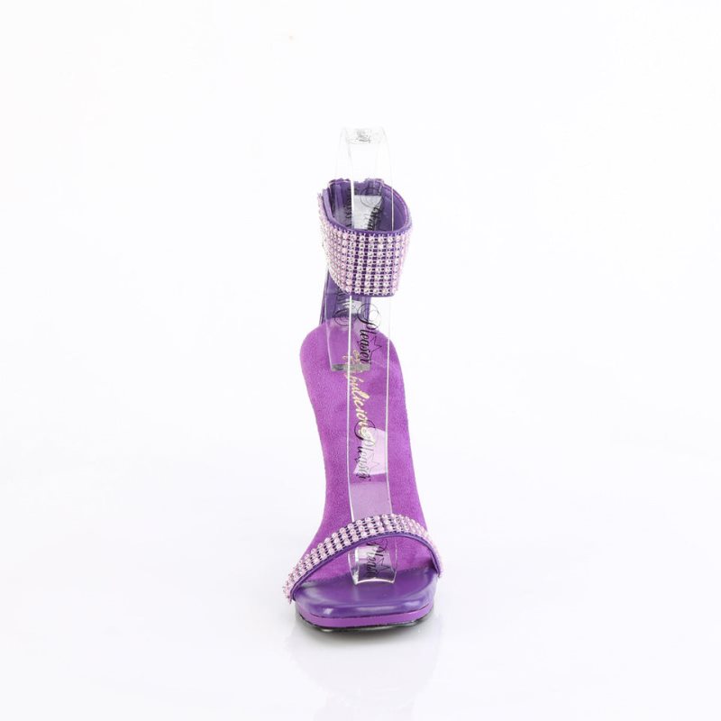 Pleaser Chic-40 Hakken Dames Paars | BELGIE BEZRJTBE