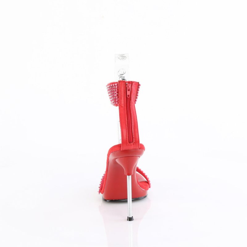Pleaser Chic-40 Hakken Dames Rood | BELGIE BEFGSIUW