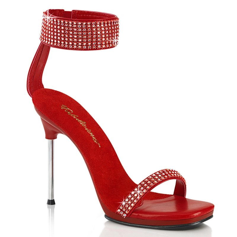 Pleaser Chic-40 Hakken Dames Rood | BELGIE BEFGSIUW