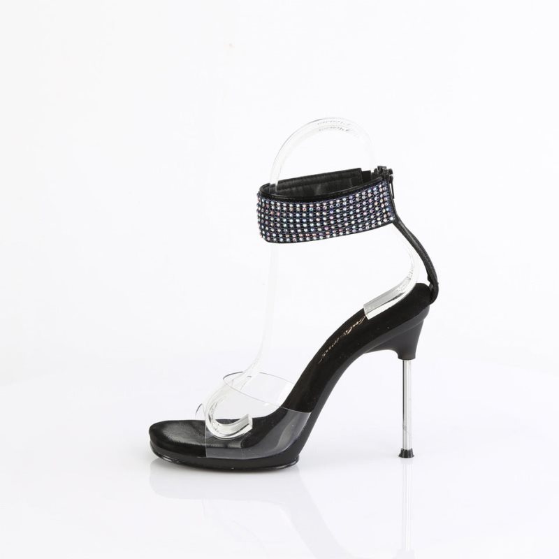 Pleaser Chic-42 Hakken Dames Zwart | BELGIE BEIXSEKG