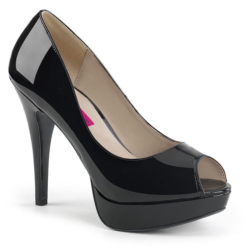 Pleaser Chloe-01 Hakken Dames Zwart | BELGIE BEEPTZUC