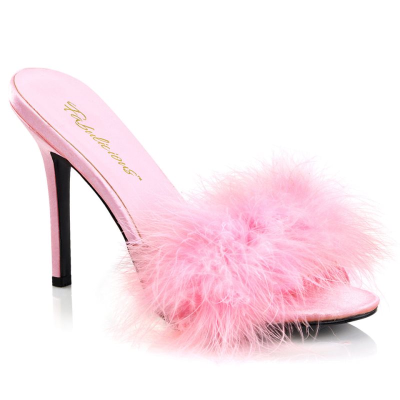 Pleaser Classique-01F Badslippers Dames Roze | BELGIE BEBIZTWE