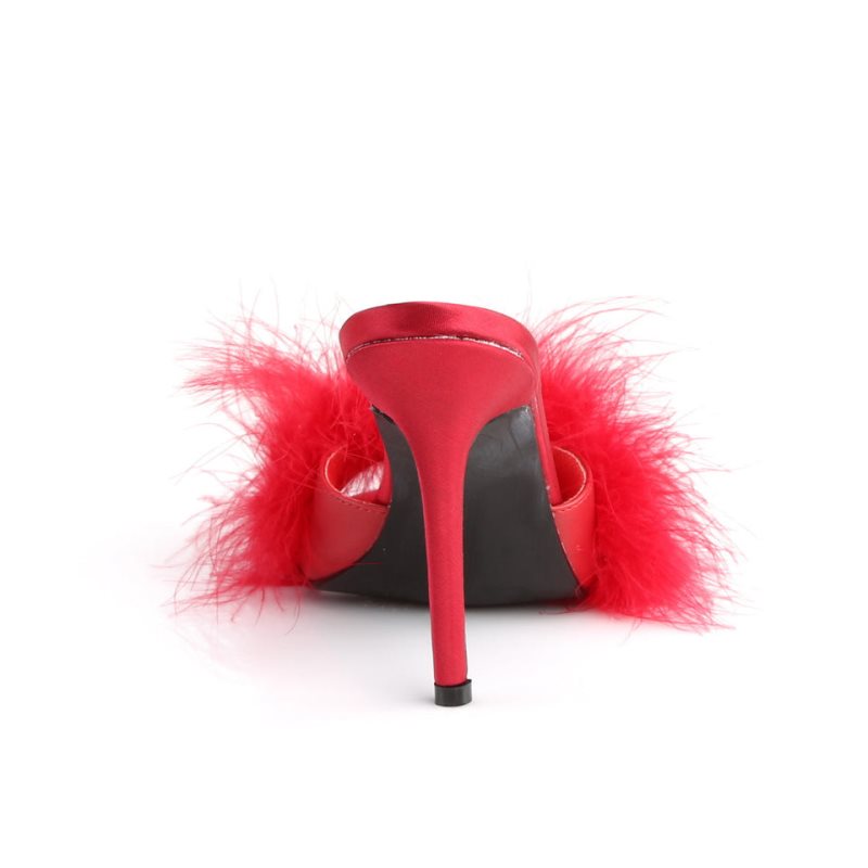 Pleaser Classique-01F Badslippers Dames Rood | BELGIE BEIYGDSW