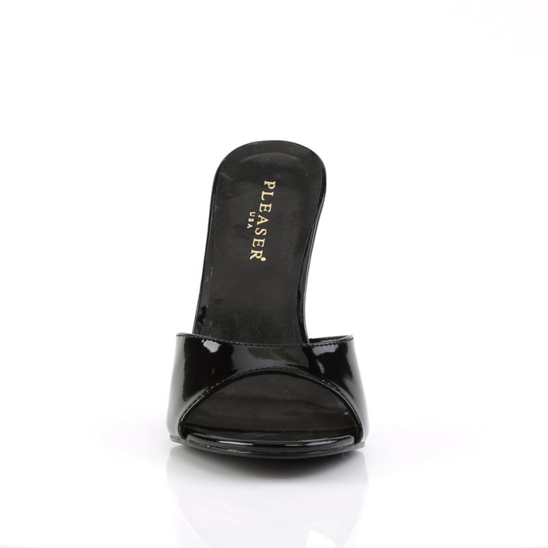 Pleaser Classique-01 Badslippers Dames Zwart | BELGIE BEMGYHVT