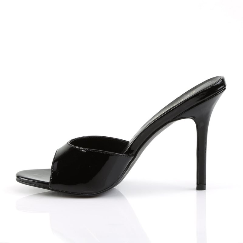 Pleaser Classique-01 Badslippers Dames Zwart | BELGIE BEMGYHVT