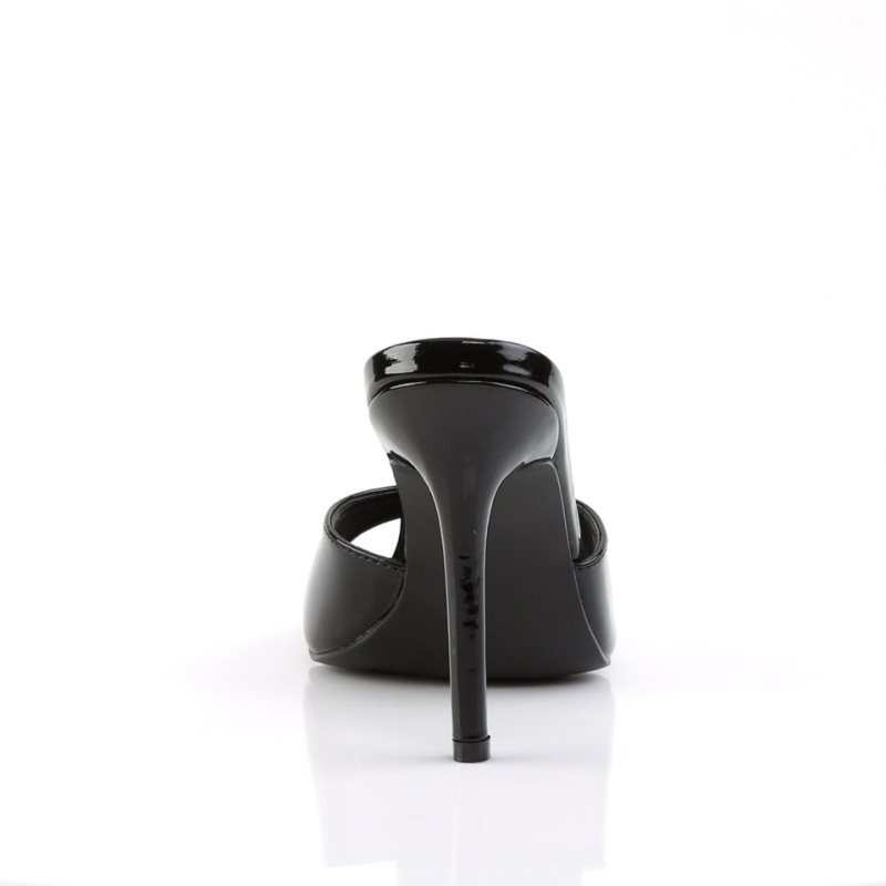 Pleaser Classique-01 Badslippers Dames Zwart | BELGIE BEMGYHVT