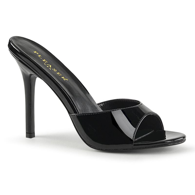 Pleaser Classique-01 Badslippers Dames Zwart | BELGIE BEMGYHVT