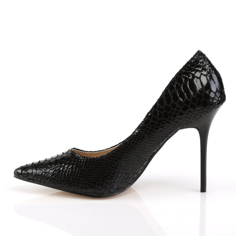 Pleaser Classique-20SP Hakken Dames Zwart | BELGIE BEANBQID