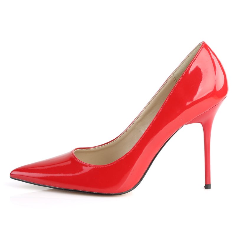 Pleaser Classique-20 Hakken Dames Rood | BELGIE BENGULIH