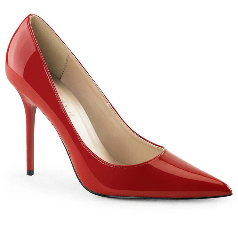 Pleaser Classique-20 Hakken Dames Rood | BELGIE BENGULIH
