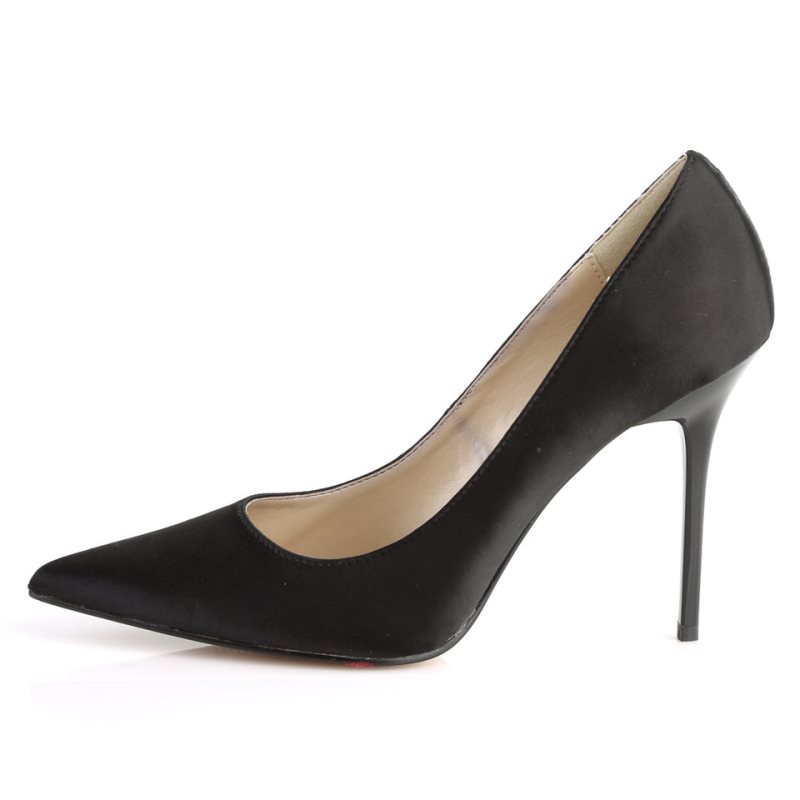 Pleaser Classique-20 Hakken Dames Zwart | BELGIE BERLPEFD