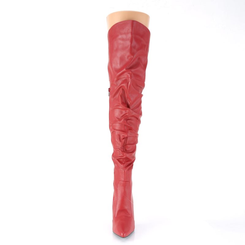 Pleaser Classique-3011 Hoge Hakken Dames Rood | BELGIE BEIDWBYN