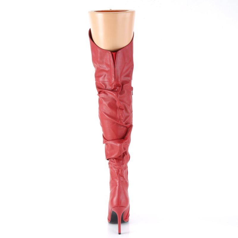 Pleaser Classique-3011 Hoge Hakken Dames Rood | BELGIE BEIDWBYN