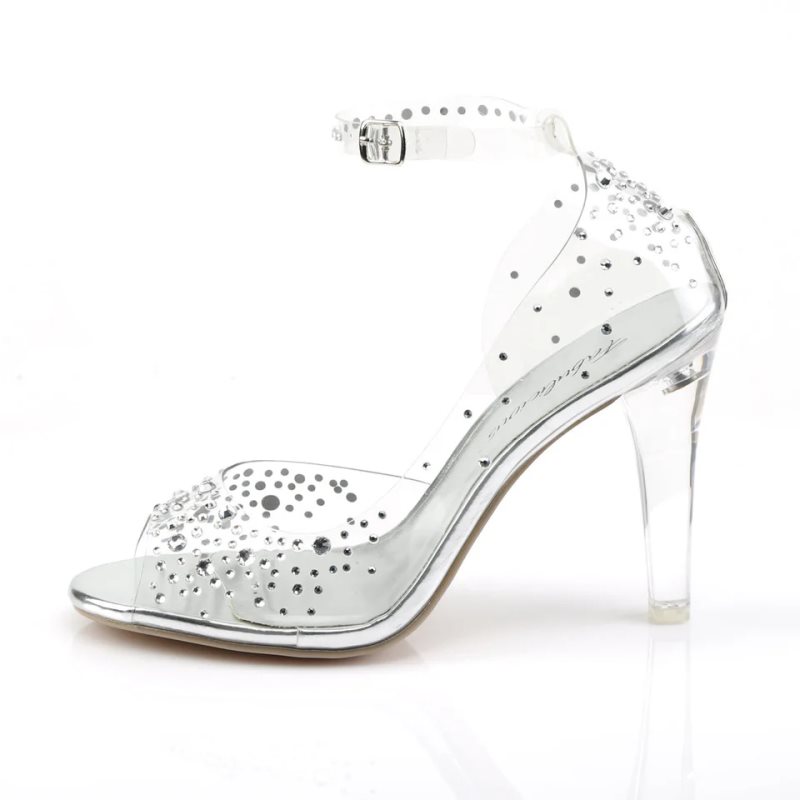 Pleaser Clearly-430RS Hakken Dames Clear | BELGIE BEPIFZXD