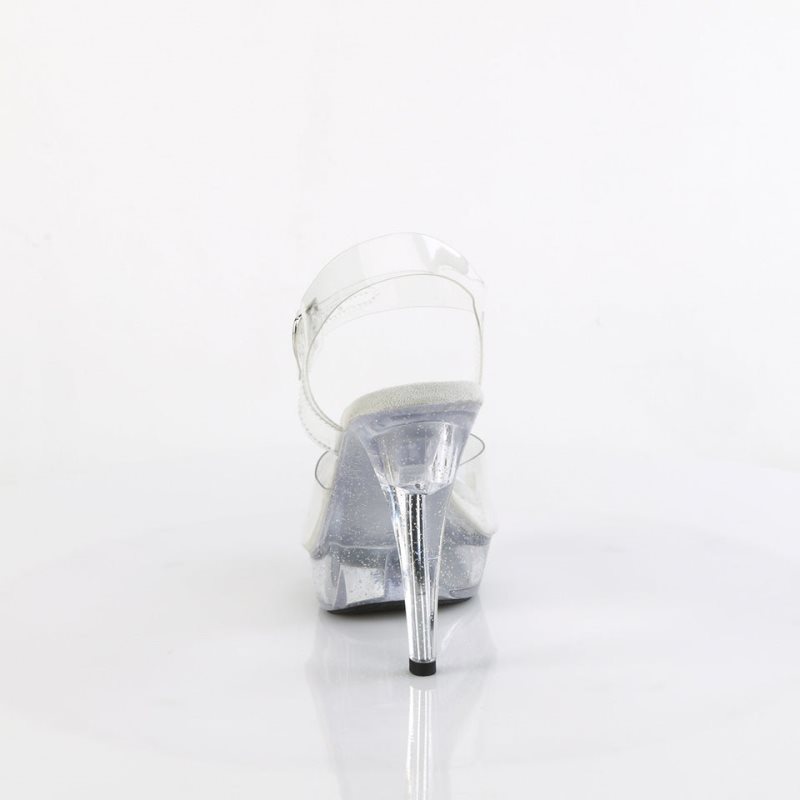 Pleaser Cocktail-508MG Hakken Dames Clear | BELGIE BEUSQAWR