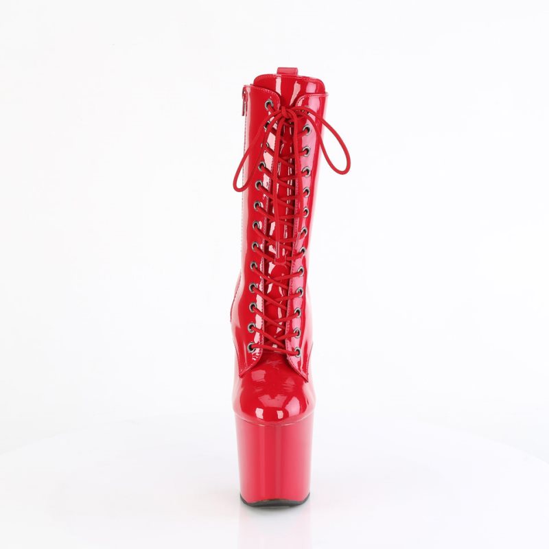 Pleaser Craze-1040 Laarzen Dames Rood | BELGIE BEAIJSGN