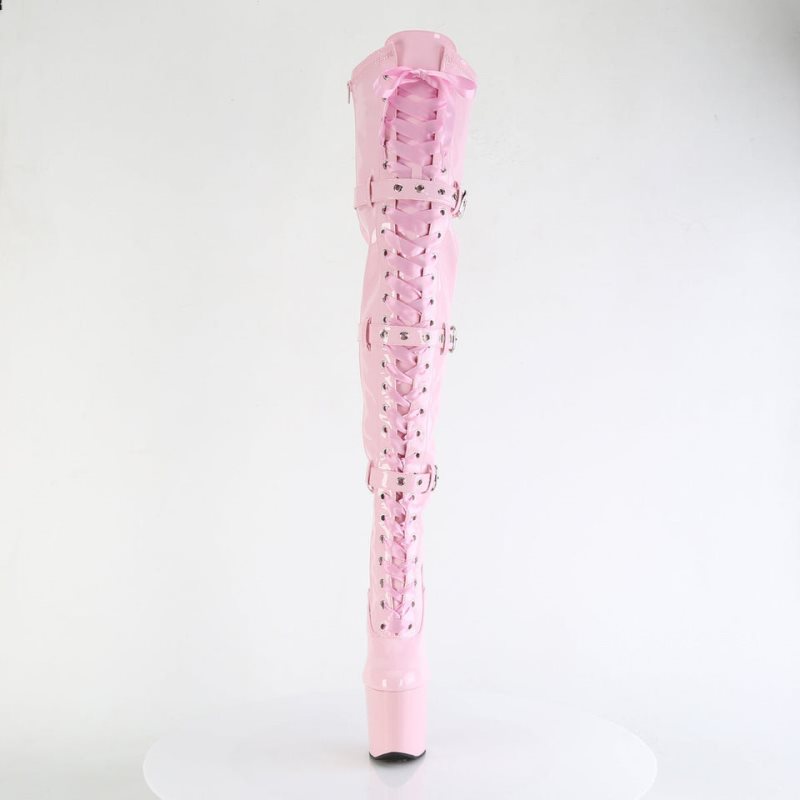Pleaser Craze-3028 Hoge Hakken Dames Roze | BELGIE BEBPOTRL