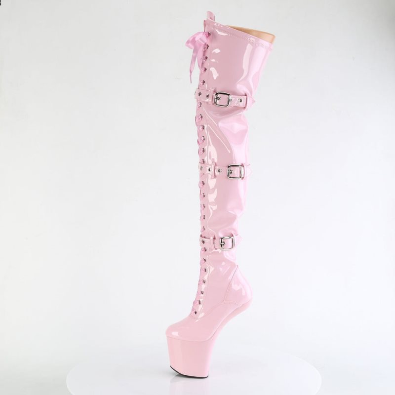 Pleaser Craze-3028 Hoge Hakken Dames Roze | BELGIE BEBPOTRL