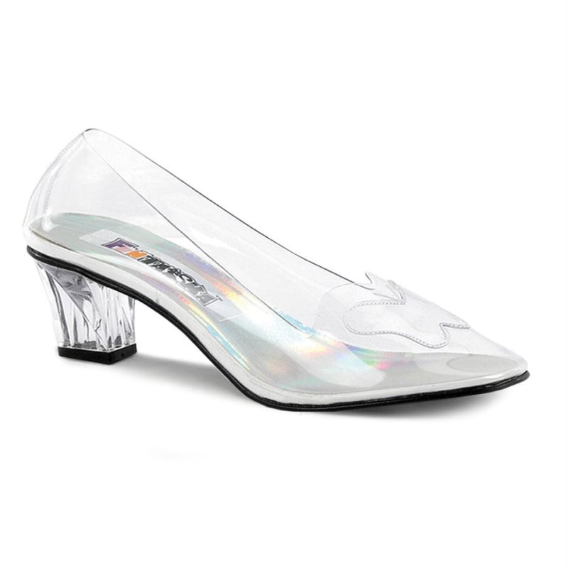 Pleaser Crystal-103 Hakken Dames Clear | BELGIE BEEPOTGB