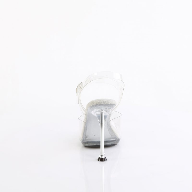 Pleaser Cupid-408 Hakken Dames Clear | BELGIE BEJIESFN