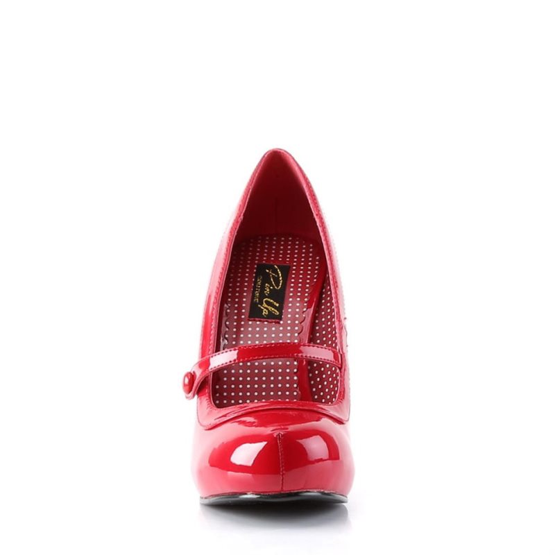 Pleaser Cutiepie-02 Hakken Dames Rood | BELGIE BEGEBSFW