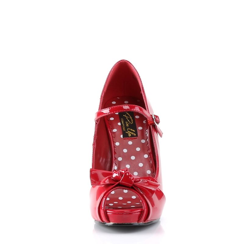 Pleaser Cutiepie-08 Hakken Dames Rood | BELGIE BEUJDNRT