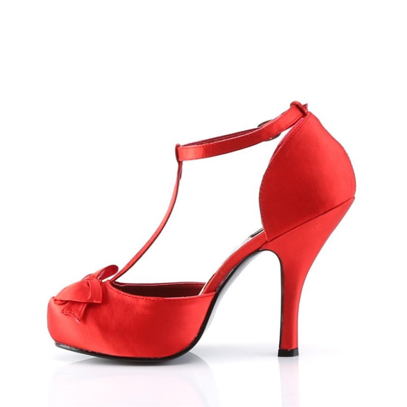 Pleaser Cutiepie-12 Hakken Dames Rood | BELGIE BEMXIDRP