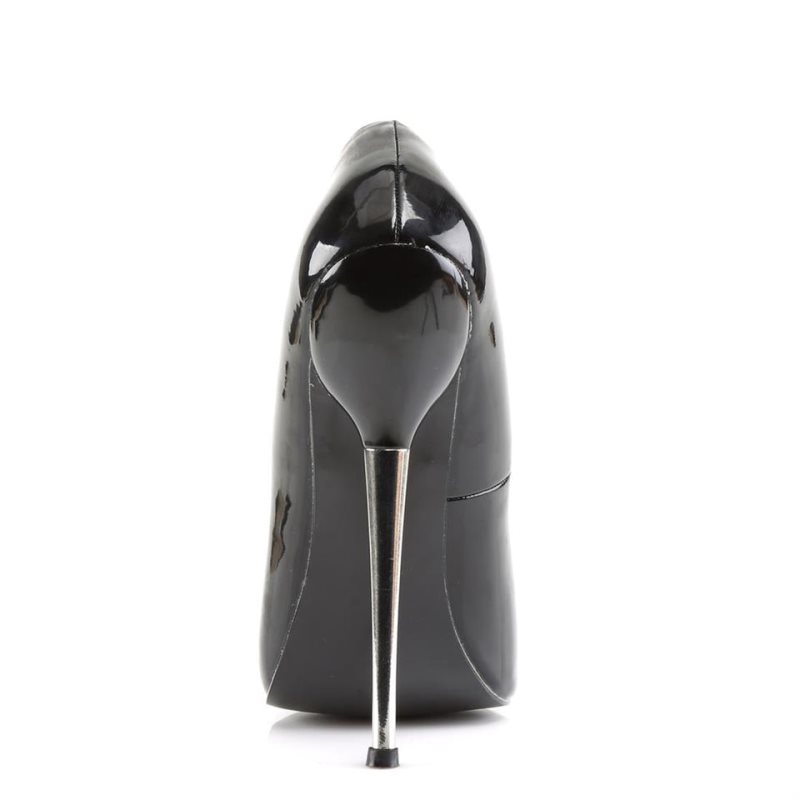Pleaser Dagger-01 Hakken Dames Zwart | BELGIE BEINZWFL