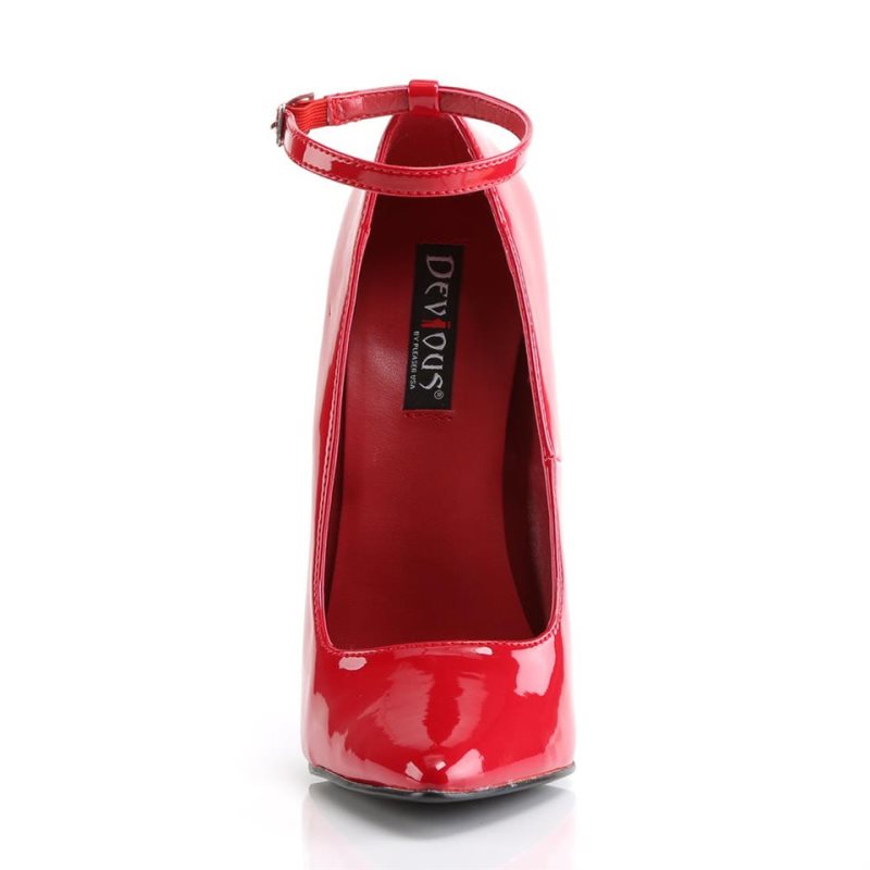 Pleaser Dagger-12 Hakken Dames Rood | BELGIE BEVMZTLK