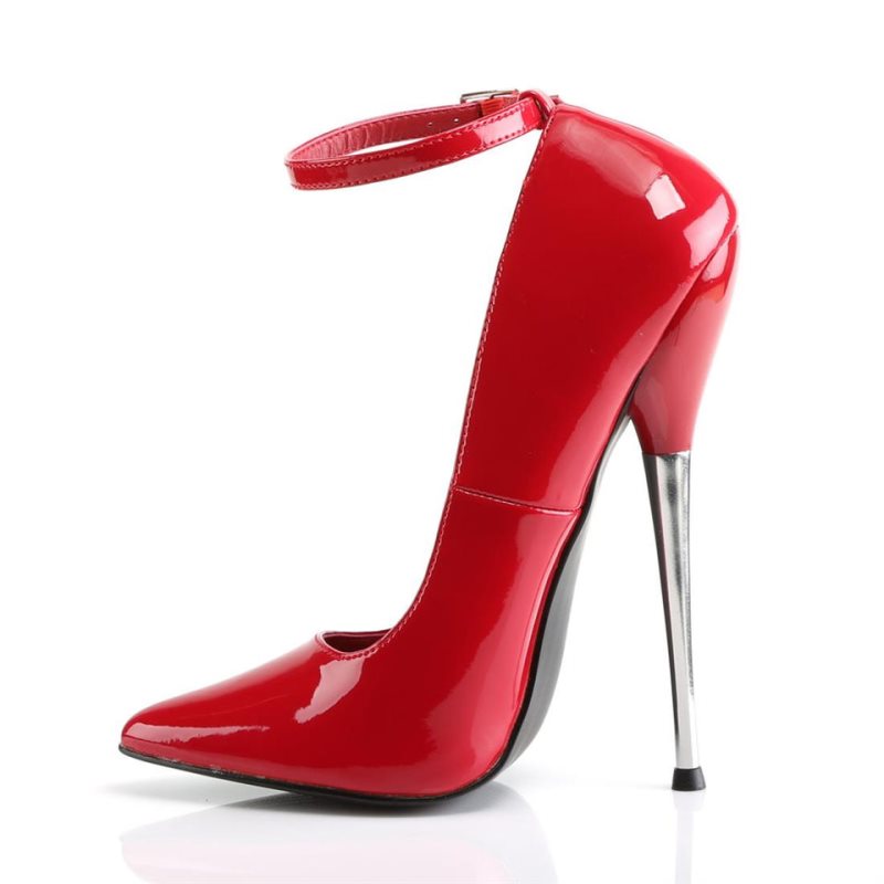 Pleaser Dagger-12 Hakken Dames Rood | BELGIE BEVMZTLK