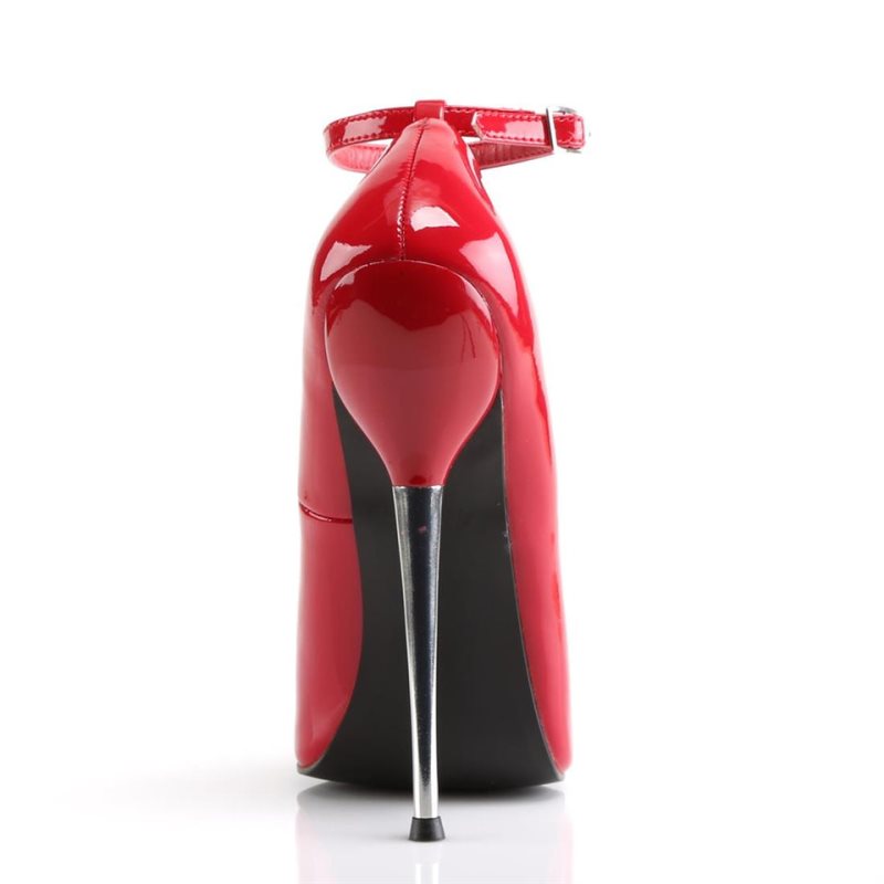 Pleaser Dagger-12 Hakken Dames Rood | BELGIE BEVMZTLK