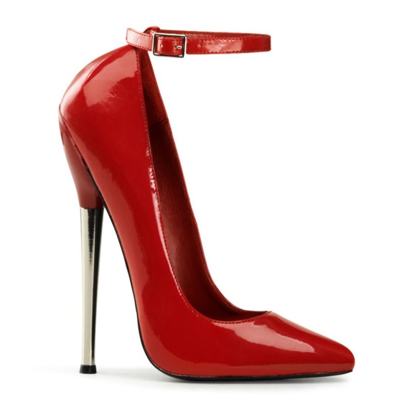 Pleaser Dagger-12 Hakken Dames Rood | BELGIE BEVMZTLK