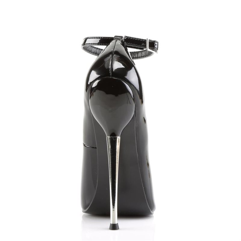 Pleaser Dagger-12 Hakken Dames Zwart | BELGIE BEYIQCXU