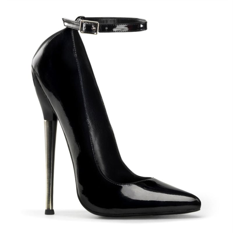 Pleaser Dagger-12 Hakken Dames Zwart | BELGIE BEYIQCXU