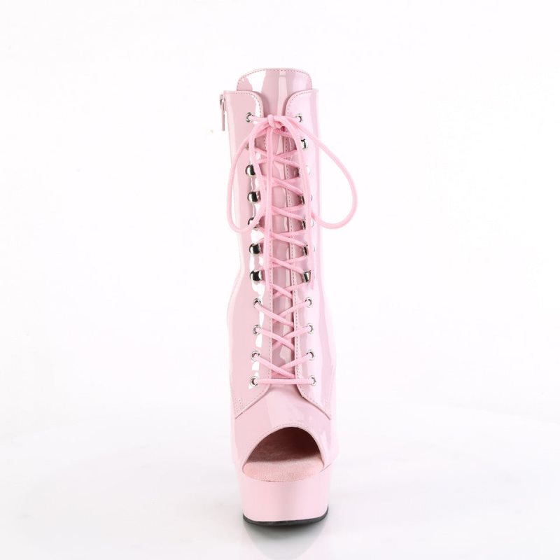 Pleaser Delight-1021 Laarzen Dames Roze | BELGIE BEJUTDBN