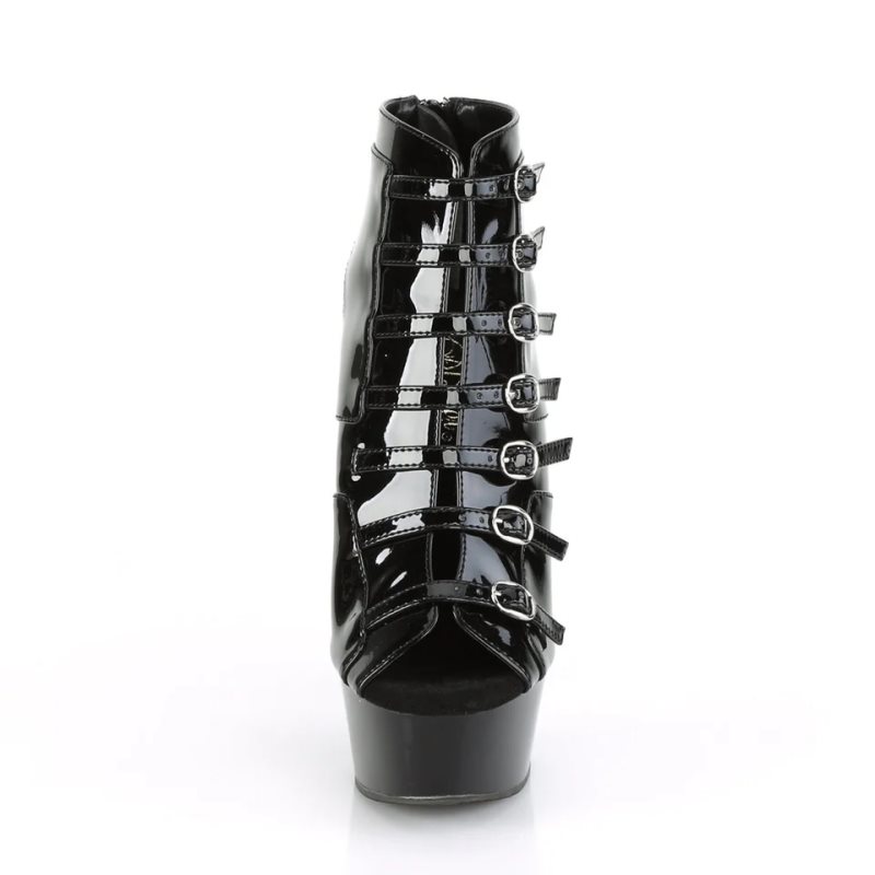 Pleaser Delight-600-11 Hakken Dames Zwart | BELGIE BEADOIHR