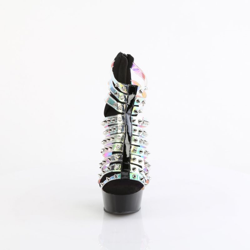 Pleaser Delight-600-9 Hakken Dames Zwart | BELGIE BEDOJAIC