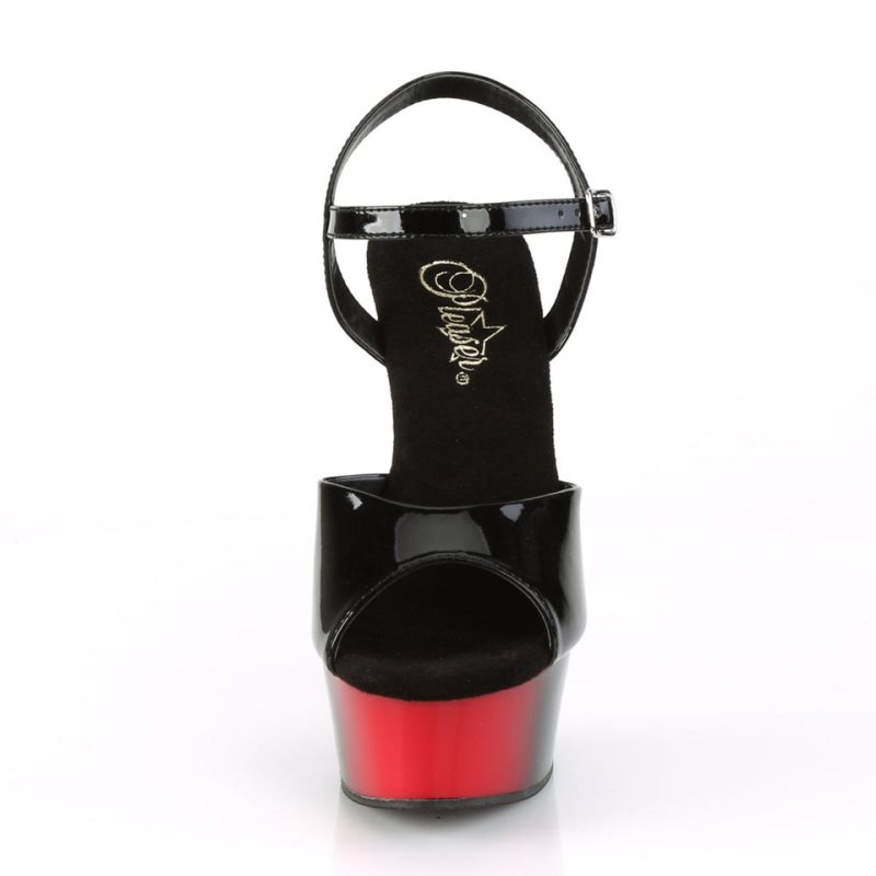 Pleaser Delight-609BR Hakken Dames Zwart | BELGIE BEMXIYOB