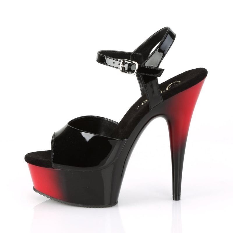Pleaser Delight-609BR Hakken Dames Zwart | BELGIE BEMXIYOB