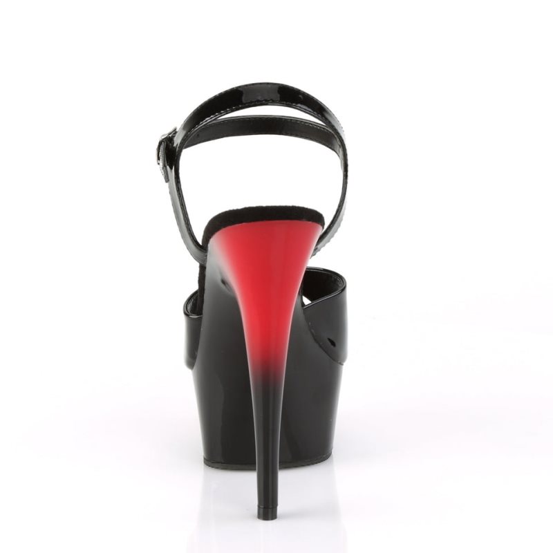 Pleaser Delight-609BR Hakken Dames Zwart | BELGIE BEMXIYOB